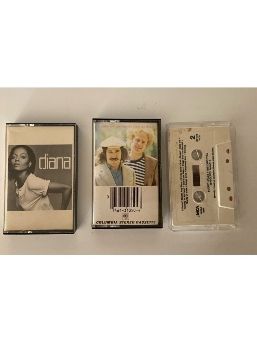 Oldies, Folk Soul Classics Cassette Tape Lot 3 Elton John Billy Joel Diana Ross